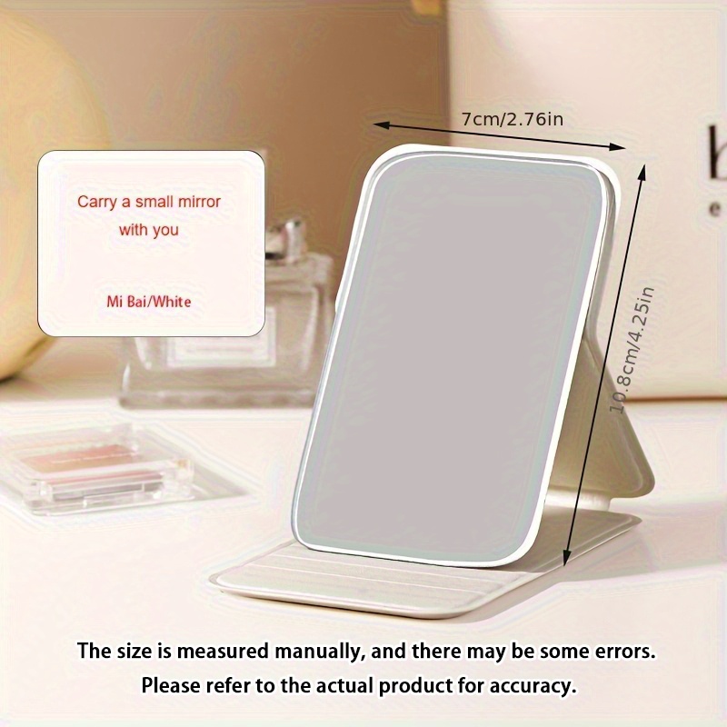 Kitty Makeup Mirror, Foldable and Cute, Complete Set